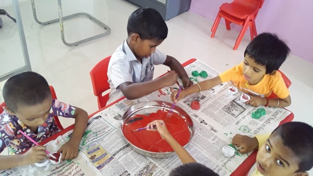 Karthigai Deepam - Diya Painting - Activities 2022