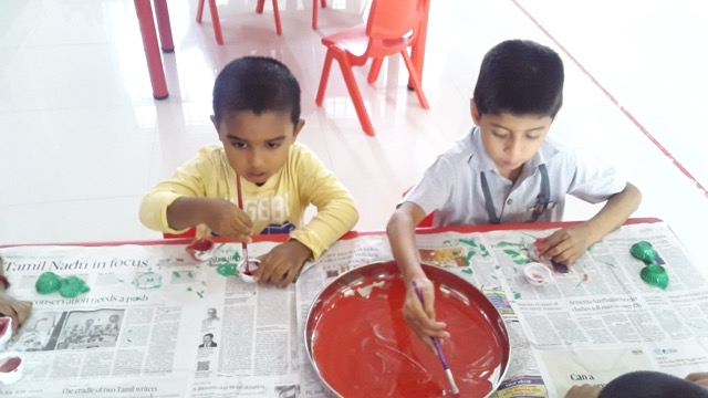 Karthigai Deepam - Diya Painting - Activities 2022